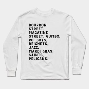 New Orleans Proud Long Sleeve T-Shirt